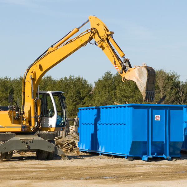 what size residential dumpster rentals are available in Atherton CA